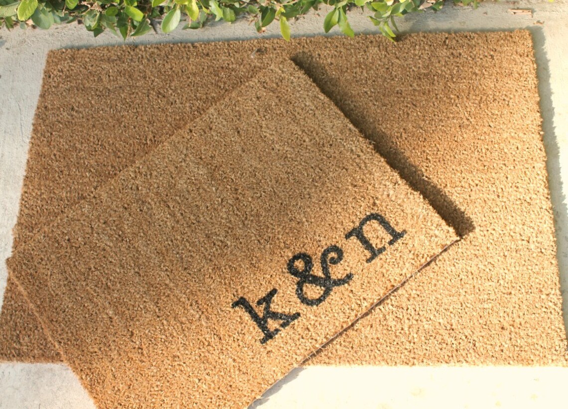 PERSONAL INITIALED Doormats Personalized & Hand Painted With Etsy