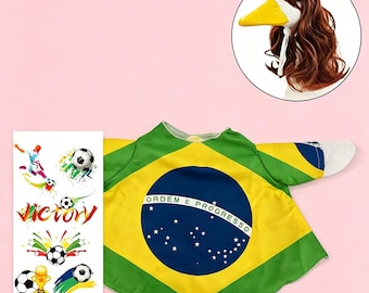 Conjunto de fantasia de ganso jogador de futebol de 23 polegadas, roupa de ganso esportivo para gramado, fantasia de ganso de varanda de 3 peças, decoração estilo mascote, roupa para estátua de jardim