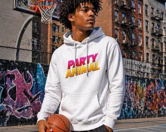 Unisex hoodie feestbeest
