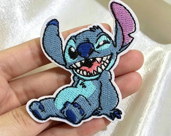 Disney-borduurflarden | Steekwaaiers | Stitch World | Leuke anime-strijkpatches, geborduurde patches voor kleding/rugzakken, Disney-cadeaus.