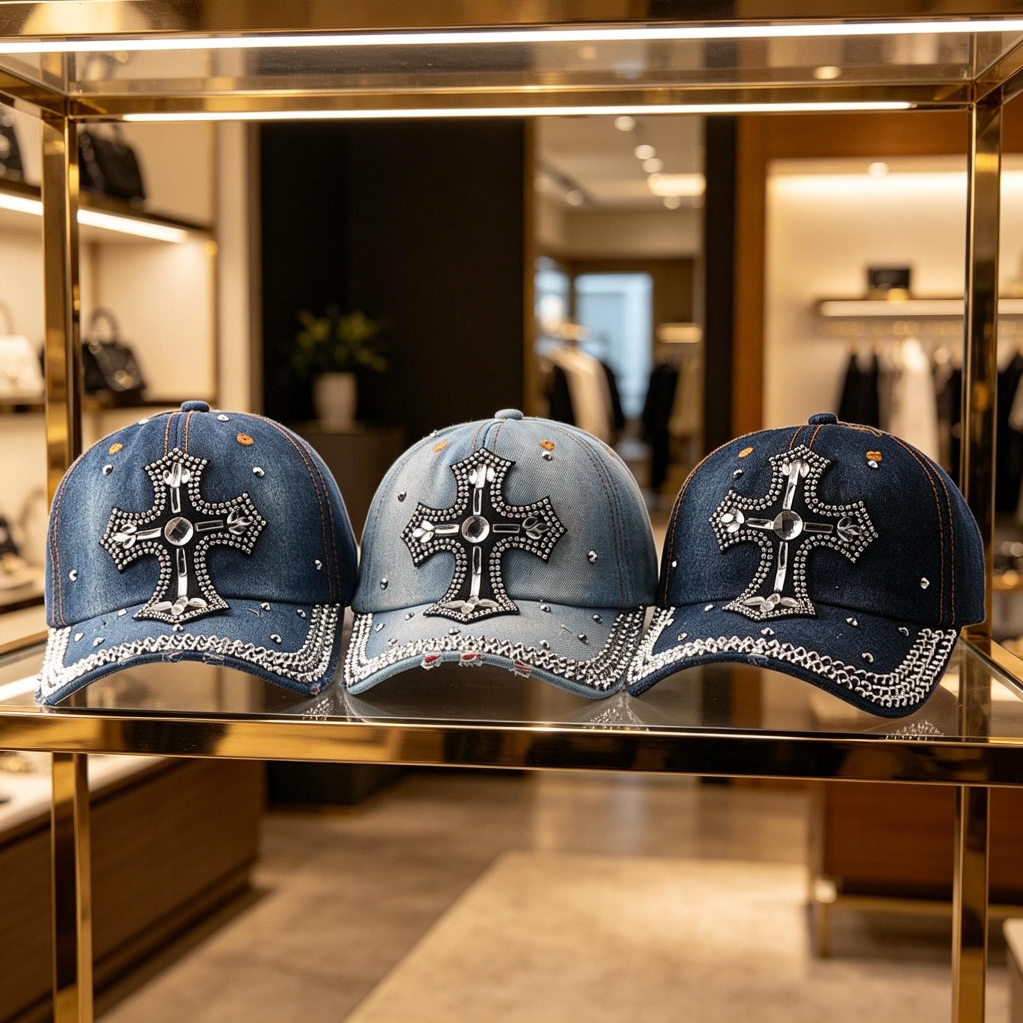 Y2k Denim Hat - Etsy