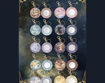 Miroir Pokémon avec porte-clés