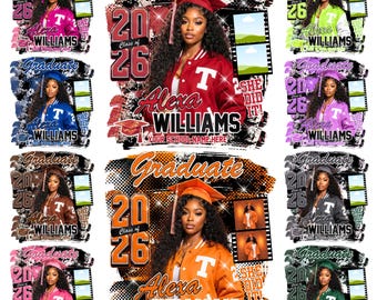 Graduation T-Shirt Bundle, Senior Class Tee, Class of 2026 Grad  Graduate T Shirt Designs, High School College Grad 2026,DIY Printable Shirt