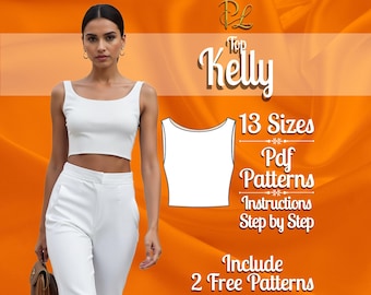 Summer Top pattern | Top pattern women | Trendy top pattern | Fitted top pattern | Crop top pattern