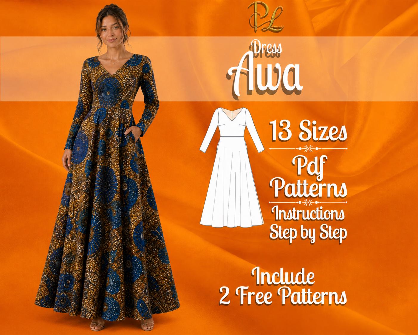 Ankle Dress Pattern