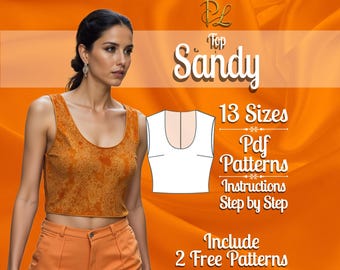 Crop top pattern | Summer Top pattern | Top pattern women | Trendy top pattern | Fitted top pattern