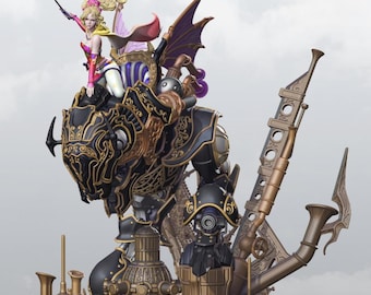 Guerrero Terra Magitek STL / Inspirado en Final Fantasy VI / Heroína icónica de RPG / Modelo de impresión 3D