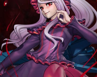 Shalltear Bloodfallen Vampire STL / Inspirada en Overlord / Ídolo de anime gótico / Modelo de impresión 3D