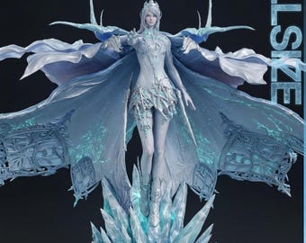 Estatua de Shiva STL / Final Fantasy XVI Ice Eikon (archivo digital imprimible en 3D)