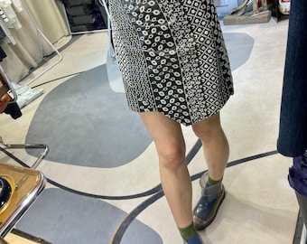 Falda de PU estilo K-pop