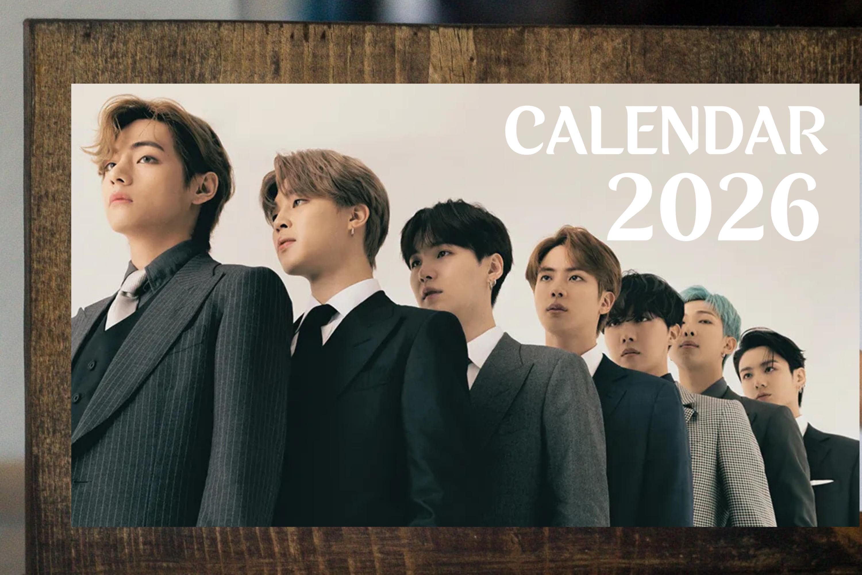 Jungkook Wall Calendar - Etsy