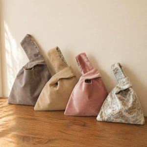 Patron de sac japonais avec noeud, taille 4, patron de sac à coudre et tutoriel vidéo, adapté aux débutants, téléchargement PDF (A4, lettre US, AO) image 9