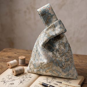 Patron de sac japonais avec noeud, taille 4, patron de sac à coudre et tutoriel vidéo, adapté aux débutants, téléchargement PDF (A4, lettre US, AO) image 7