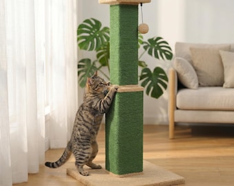Modern Scratching Post, Eco-Friendly Cat Furniture Decor, Durable Wall Pad