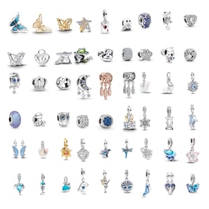S925 Sterling Silber Charms & Anhänger für Armbänder, Fit Pandora Charm Armbänder, Geeignet für DIY Armband Halskette Schmuck, Geschenk für Sie