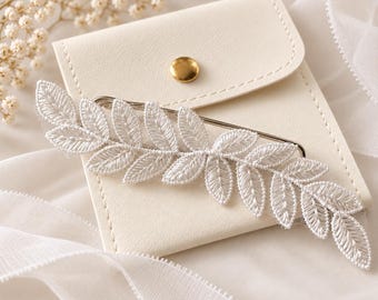 Braut Schleppen Nadel mit Blätterdesign – Unsichtbare Schleppenhalterung Hochzeit – Brautgeschenk