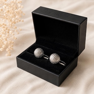 Golf cufflinks for men | Gift for golfers | Golf gift for men | Golf ball cufflinks | Golfer wedding gift