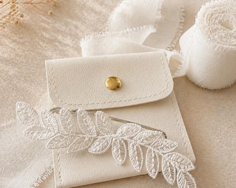 Braut Schleppen Nadel mit Blätterdesign – Unsichtbare Schleppenhalterung Hochzeit – Brautgeschenk