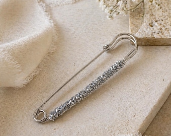 Épingle à traîne ornée de pierres scintillantes – relevez votre traîne sans boutons – accessoire de mariage