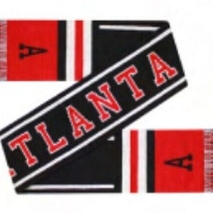ATLANTA  Black/Red/White Super Scarf   NEW 2023!!