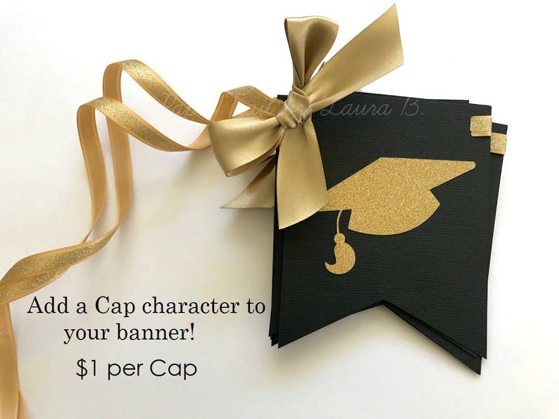Customize your Colors Congratulations LW Graduation Custom Name Banner in Navy Blue /& Gold Glitter Class of 2019 Grad Party Decorations