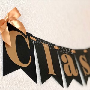 Class of 2021 Graduation Banner in Black and Gold. Graduation - Etsy