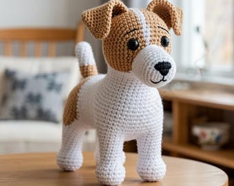 Amigurumi Jack Russel Terrier Häkelanleitung PDF | Süsser Hund Häkelanleitung | Sofortiger digitaler Download