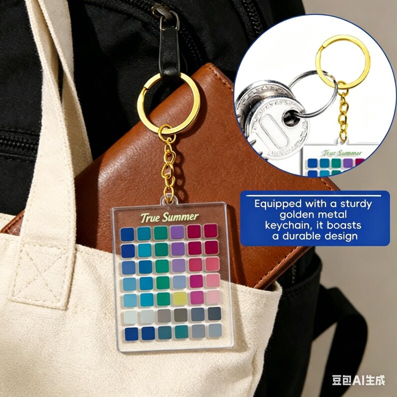 Seasons Color Palette Keychain-wardrobe Shopping Guide-for Your ...