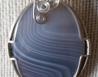 Banded Agate Pendant