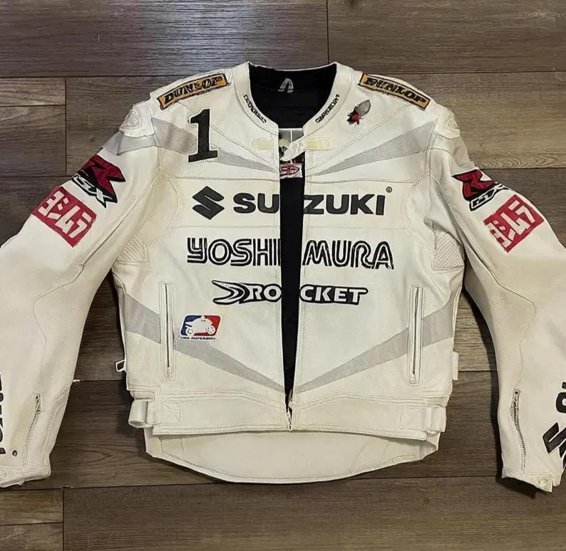Suzuki Rocket Motorcycle Racing Jacket - Etsy