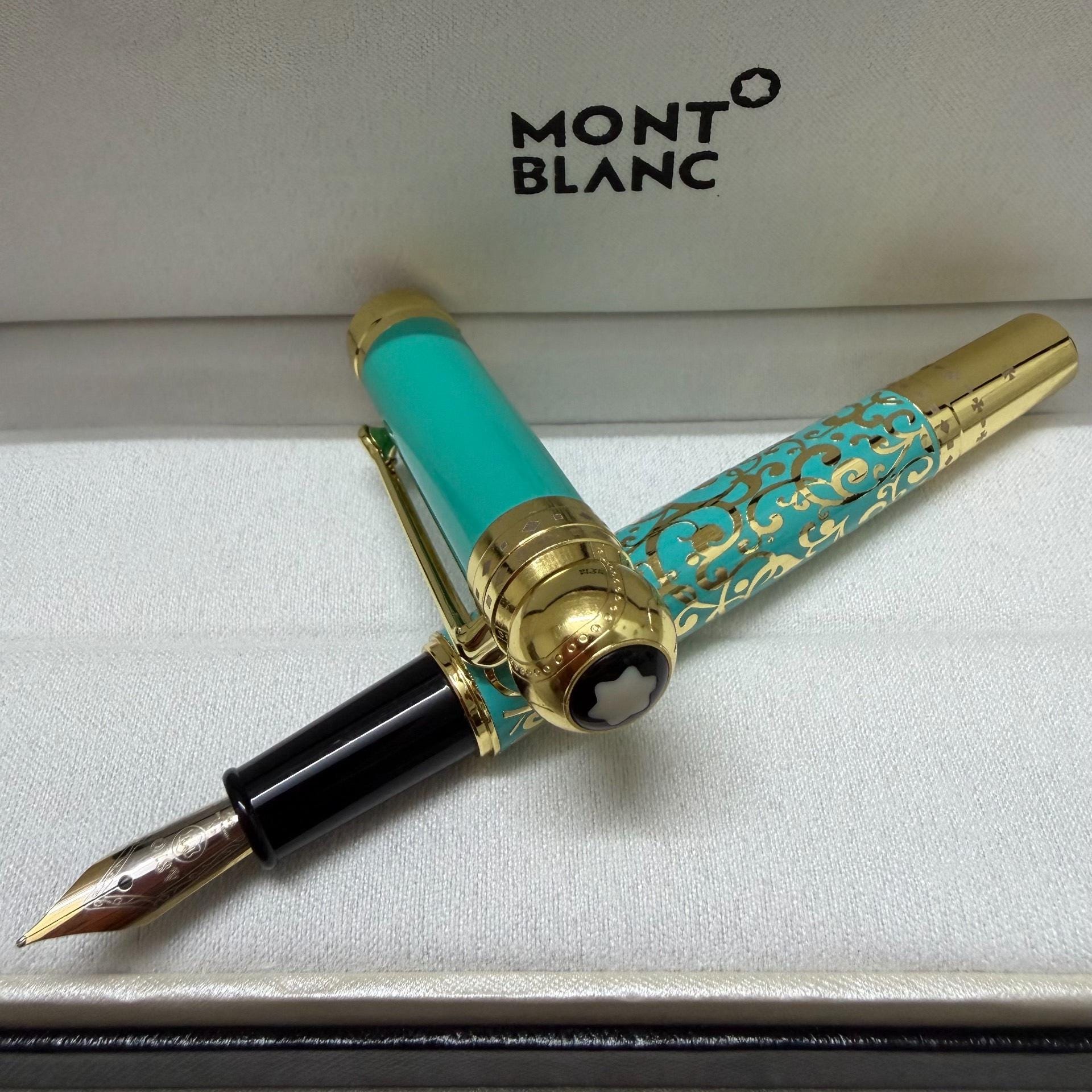 Green Montblanc Pen - Etsy