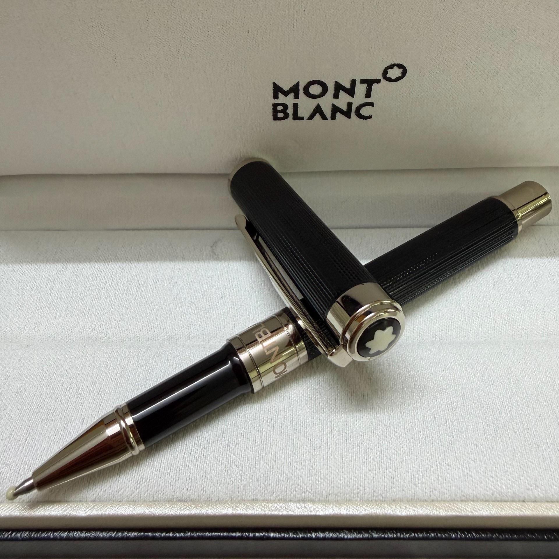 Montblanc ヴィンテージ万年筆 ケース付き　ノブレスブラック Montblanc noblesse - Etsy 日本