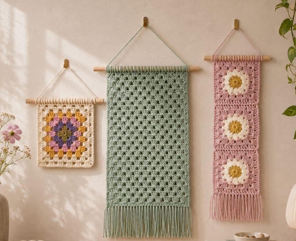 Boho Crochet Wall Hanging Pattern