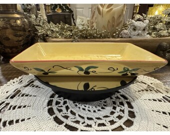 Pfaltzgraff Pistoulet by Jana Kolpen Platter Ceramic Utensil Rest Holder