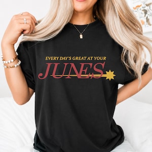Juni-födelsedag, rolig juni-tröja, juni-gåva, retro-födelsedags-tröja