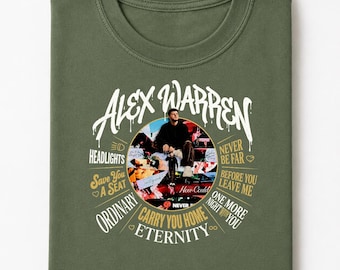 Alex Warren Eras Tour 2026 Vintage PNG, Indie Music Aesthetic T-Shirt Design, Digital Download