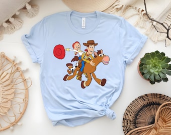 Vintage Disney Toy Story Jessie Bullseye Shirt, Toy Story Jessie and Bullseye Shirt, Disneyworld Shirts, Disney Family Shirts
