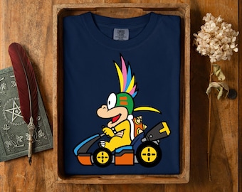 Retro Lemmy Koopa Mario Kart T-Shirt: Funny Gamer Tee
