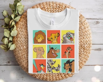 Retro 90s Lion King Simba Timon Shirt, Hakuna Matata Tee, Disneyland Family Matching