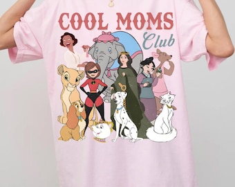 Retro Disney Cool Mom Clubs Shirt, Funny Mom Outfit, Disney Moms Shirt, Best Mom Ever Tee, Mothers Day Gifts
