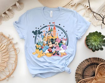 Disneyland Castle Shirt, Mickey Disney Shirt, Mickey and Friends Shirt, Disneyland Shirt, Shirt for Women, Disney Trip 2026