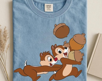 Funny Chip And Dale Disneyland Snack Shirt, Disney Park Ice Cream Shirt, Chip Dale Double Trouble Tee, Magic Kingdom Family