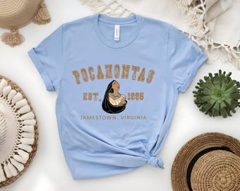 Retro Disney Pocahontas Princess Shirt, VInatge Pocahontas Meeko Raccoon T-Shirt, Disney Mouse Ssirts, Disneyland WDW Matching Family Shirts