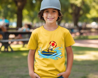 Retro Toad Mario Kart T-Shirt: Funny Nintendo Gamer Tee