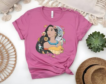 Retro Disney Pocahontas Meeko Shirt, Vintage Princess Tee, Meeko & Flit Graphic Shirt, Magic Kingdom Family Vacation 2026, Disney Gift Tee