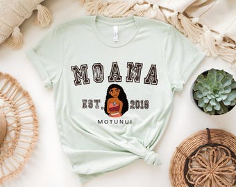Disney Moana Birthday Shirt, Personalized Disney Birthday Tee, Moana Birthday Girl Shirt, WDW Birthday Trip Sweater, Disney Moana Sweatshirt