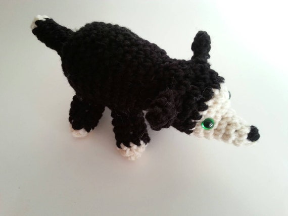 black wolf plush