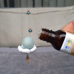 Custom air freshener, Rear view mirror charm, Car diffuser, Car mirror charm, Wool diffuser, Hanging car diffuser, Essential oil diffuser