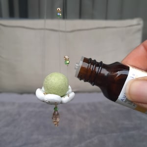 Custom air freshener, Rear view mirror charm, Car diffuser, Car mirror charm, Wool diffuser, Hanging car diffuser, Essential oil diffuser