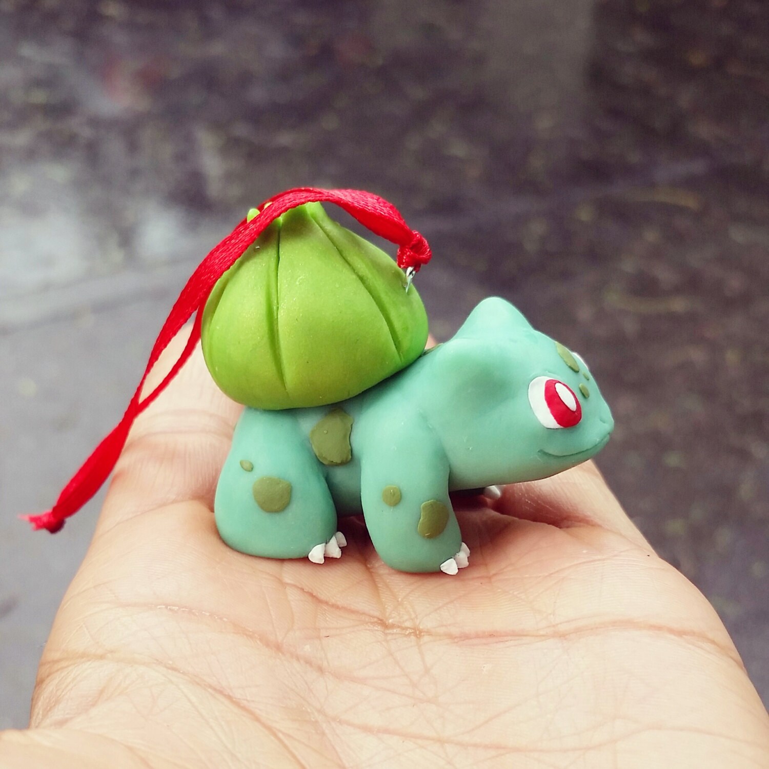 Polymer clay bulbasaur figurine bulbasaur sculpture pokemon Etsy